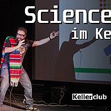 Eine Anzeige für den Science-Slam im Kellerclub