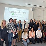 Personen bei der "Woman&Science"-Präsentation